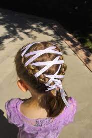I Use Slightly Thinner Ribbon And Weave It Under The Braids My Girls Like To Have Neon Colored R Glow In The Dark Bowling Cool Hairstyles Pretty Hairstyles