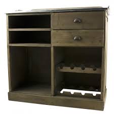 Nous mettons à votre disposition des îlots de cuisine conçus dans différents matériaux. Billot De Cuisine Ilot Central Comptoir De Bar Rangement En Bois Et Zinc 48x96x101cm Cdiscount Maison