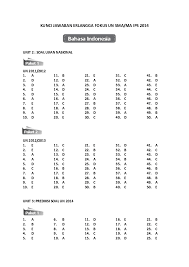 Pdf Kunci Jawaban Erlangga Fokus Un Sma Ma Ips 2014 Unit 2 Soal Ujian Nasional Aditya Dama Academia Edu