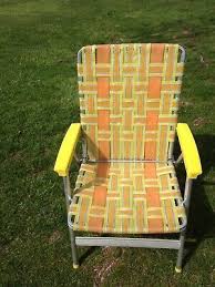 Adorable Vintage Aluminum High Back Folding Lawn Chair In 2020 Lawn Chairs Patio Chairs Outdoor Chairs
