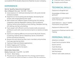 Experienced, organized mechanical engineer with a background in project management as well as training in electrical engineering. Senior Quality Assurance Engineer Resume Resumekraft