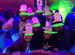 Trivia at multiple venues over the crawl (4 bars, 25 questions) Went To An Office Trivia Themed Bar Crawl Last Night We Placed Fifth Dundermifflin