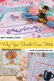 Add a personal touch to all of your baby items for your own little one, or make something special for a friend. Craft Yourself Happy 9 Benefits Of Cross Stitching House Of Mahalo
