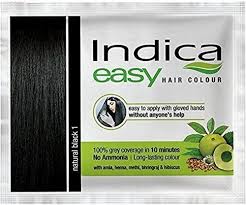 Indica Hair Color Shampoo Burgandy For Parlour