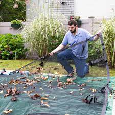 Robelle Standard 20 Ft X 50 Ft Rectangular In Ground Pool Leaf Net 442050r The Home Depot Pool Cover Pool Sizes In Ground Pools