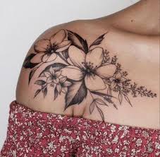 Tattoo Ideas Small Shoulder Blade 45 Ideas For 2019 Shoulder Tattoos For Women Tattoos For Women Flowers Tattoos