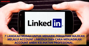 Job vacancies 2021 at lembaga perindustrian kayu. Jawatan Kosong 7 Langkah Mudah Untuk Menarik Perhatian Majikan Melalui Account Linkedln Dan Cara Menjadikan Account Anda Kelihatan Profesional Jobs Hub