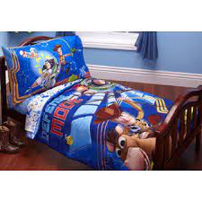 Disney toy story comics cot bed duvet cover and pillowcase bedding set. 4pc Disney Toy Story Toddler Bedding Set Buzz And Woody Defense Mode Bedding
