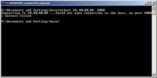 Telnet To Port Up And Ready
