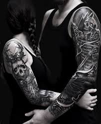 20 men owl tattoo ideas to get inspired. Skeletons And Owl Couple Tattoo Sleeves Best Tattoo Ideas Gallery