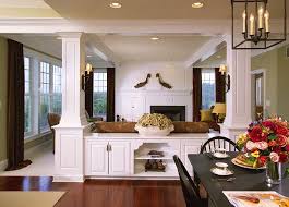 Hellings Builders Home House Interior Brown Dining Table
