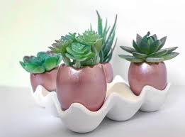 It is my dream blogging station! Easiest Rose Gold Mini Planters Diy Learn To Create Beautiful Things