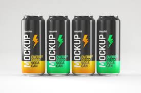 Glossy Soda Can Mockup Set In 2020 Canning Soda Can Soda