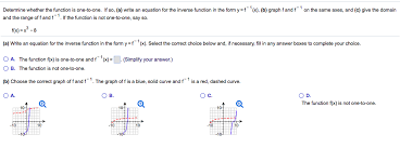In this tutorial, we learn how to determine if you have a function. Determine Whether The Function Is One To One If So Chegg Com