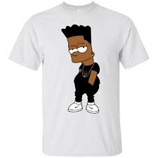 90 S Black Bart Simpson Shirt Bart Simpson Black Guy Classic T Shirt Shop The Simpson Fans Bart Simpson T Shirt T Shirt Shirt Shop