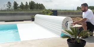Couverture de piscine sur mesure. Installation De Votre Volet Roulant De Piscine Hors Sol Allez C Est Parti