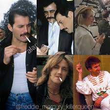 I Ve Noticed Most The Mains Smoked Cigarettes Except For Brian May I Ve Never Seen Him Smoke But I Think It Was A Trend Brian May People Freddie Mercury