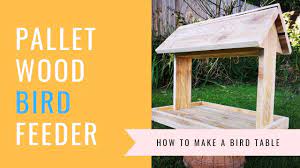 You can use use a sanding block or palm sander. Pallet Wood Bird Table Youtube