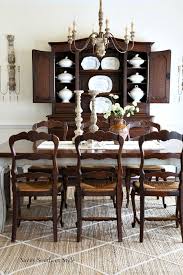 A dining room where traditional looks meet modern comfort. Swapping Chairs Traditional Dining Rooms Antique Dining Rooms Dining Room French