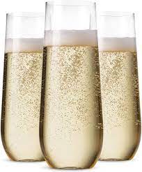 Maybe you would like to learn more about one of these? 36 Pack Stemless Plastic Champagne Flutes Disposable 9 Oz Clear Plastic Toasting Glasses Shatterproof Recyclable And Bpa Free Walmart Com Walmart Com