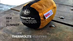 Whether you are looking to add warmth to your sleeping bag, keep your bag clean or need a lightweight warm weather sleep sheet we have you covered. Sea To Summit Thermolite Reactor Bag Liner Review Youtube