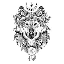Search through 623,989 free printable colorings at getcolorings. Wolf Temporary Tattoo Geometric Wolf Animal Coloring Pages Mandala Wolf