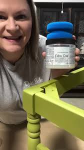 Watch how easy it is to seal @Dixie Belle Paint Co Silk Mineral Paint using  Extra Coat. Simply dip the blue applicator pad into the topcoat and rub  onto your piece to seal it. 🙌🏼 Easy Peasy! ...