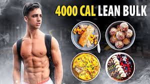 Clean bulking somewhat implies that because you're eating healthy clean foods, you won't gain much fat. My Lean Bulking Diet 4000 Calories Youtube