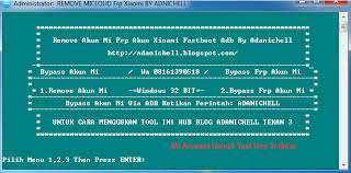 After downloading the file from the above … Mi Account Unlock Tool Free Terbaru Adanichell Software Hardware