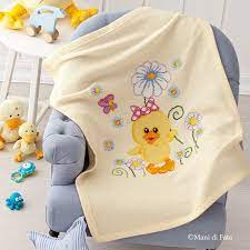 Schema Per Fare A Punto Croce La Copertina Culla Ricamo A Punto Croce Punto Croce Di Bambino Trapunte Per Neonati