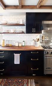 Black And Copper Kitchen Cabinets Blue Kitchen Cabinets And Copper Handles Interior Design Kitchen Home Decor Kitchen Kitchen Interior