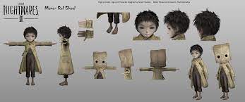 There are 12 in total, counting the paper bag hat that. Little Nightmares 2 Mono Ref Sheet By Thecreatorseye On Deviantart