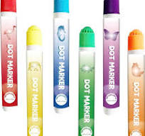 Dot Markers Bingo Daubers Clearance - Washable Non-Toxic Acid-Free 6 Colors  120ml No Mess Mini Bingo Dobbers Paint Dot Art Markers Bingo Dabbers for ...