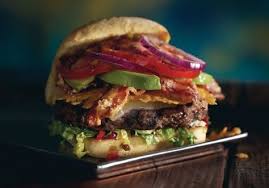 Black And Bleu Burger Red Robin Recipe Red Robin S New Mad Love Burger Is Available Through The Holidays Delicious Burgers Jalapeno Relish Red Robin Gourmet Burgers