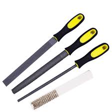 Fatmingo 3 Piece 8 Wood Rasp File Set Barstard Files Rubber Handle Flat Rasp Halfround Round Rasp Woodworking Tools Fig Woodworking Tools Woodworking Tools