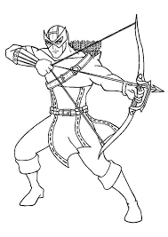 Hawkeye Avengers Coloring Superhero Coloring Avengers Coloring Pages