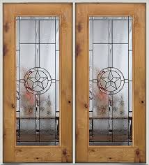full lite texas star knotty alder wood entry double door great for texans near and far knotty alder door front entry doors star furniture