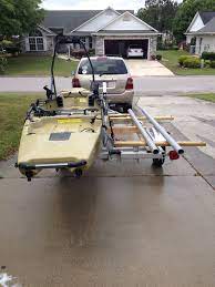 Don't know which kayak trailer to choose? Tandem Kayak Trailer Conversion Kayak Trailer Hobie Kayak Kayak Camping