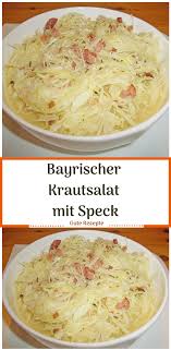Bayrischer Krautsalat Mit Speck Krautsalat Mit Speck Bayrischer Krautsalat Rezepte
