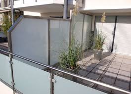 Sichtschutz Aus Edelstahl Glas Sichtschutz Terrasse Glas Balkon Trennwand Sichtschutz