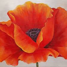 Poppy Painting Tutorial What A Fun Project This Was Angelafineart Poppy Painting Acrylic Poppy Painting Flower Painting