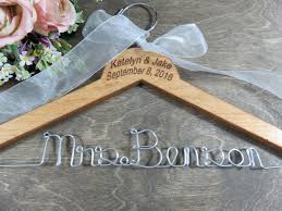 Engraved Wire Name Hanger Custom Name Hangers Bride Coat Hangers Bridal Accessories Wedding Dr Wedding Hangers Bridal Accessories Wedding Name Hangers