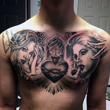 Top 99 Sacred Heart Tattoo Ideas 2020 Inspiration Guide Sacred Heart Tattoos Broken Heart Tattoo Back Tattoos For Guys