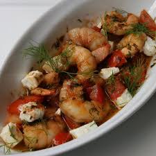 Crevettes Sagnaki A L Ouzo Et Feta Recette Cuisine Grecque Cuisine Europeenne Recette Grecque