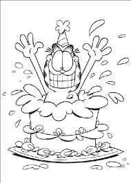 Birthday Card Coloring Page Cat Cat Coloring Pages Bing Images Printable Coloring Cards Birthday Coloring Pages Happy Birthday Printable
