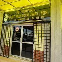 Borang urusan di pejabat tanah. Pejabat Daerah Jempol 1 Tips Dari 217 Pengunjung