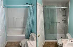 Check out the evolution and banyo series of stationary and pivoting. Tub To Shower Bathroom Remodel Is A Conversion Right For You Miller Home Renovations Blog