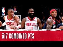 Rockets Wizards Put On 3rd Highest Scoring Game In Nba History Youtube Nba Rocket Breaking News Today