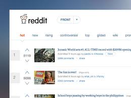Reddit Home Redesign Concept Web Design Redesign Concept