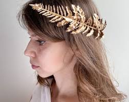 Buy Sakura Goddess Crown Floral Boho Laurel Wreath Headband Bridal Hair  Accessories Grecian Crown Gold Leaf Wreath Laurel Wreath Roman Headband  Online in India